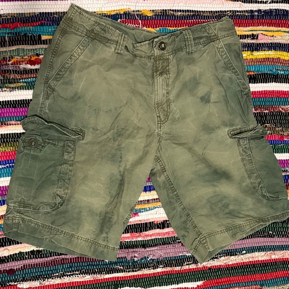 Lucky Brand Green Cargo Shorts